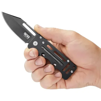 Складной нож SOG CashCard, Black (SOG EZ4-CP) - 7 - Robinzon.ua