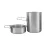 Набор посуды Tatonka Pot Set For Gas Cartridge 450+Burner, Silver (TAT 4008.000) - 3 - Robinzon.ua
