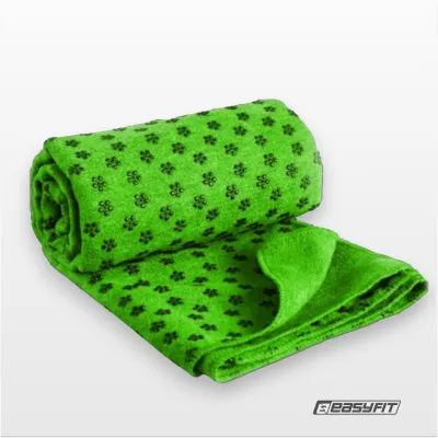 Рушник для йоги EasyFit Yoga Mat Towel з мікрофібри (Зелений) - 1 - Robinzon.ua