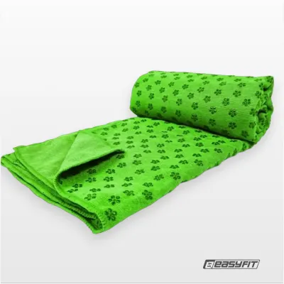 Рушник для йоги EasyFit Yoga Mat Towel з мікрофібри (Зелений) - 2 - Robinzon.ua
