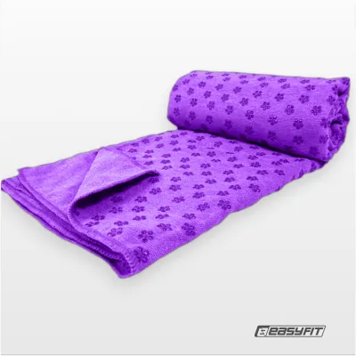 Рушник для йоги EasyFit Yoga Mat Towel з мікрофібри (Фіолетовий) - 2 - Robinzon.ua