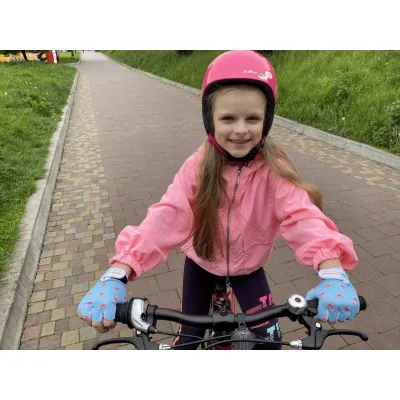 Розпродаж - Велорукавички PowerPlay 001 Фламінго Блакитні XS (вік до 5 років) - 2 - Robinzon.ua