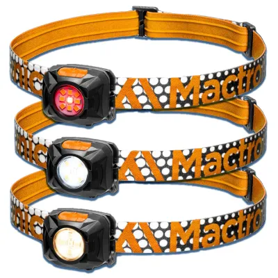 Ліхтар налобний Mactronic Rebel (400 Lm) Cool/Warm White/Red LED Recharg Type-C (AHL0061UC) - 6 - Robinzon.ua