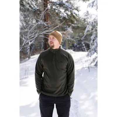 Флисовая кофта Tribe Fleece Jacket Half Zip T-KJ-0012-оливковая, 46. - 3 - Robinzon.ua