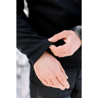 Толстовка флисовая Tribe Fleece Jacket Half Zip T-KJ-0012-black, 56. - 4 - Robinzon.ua