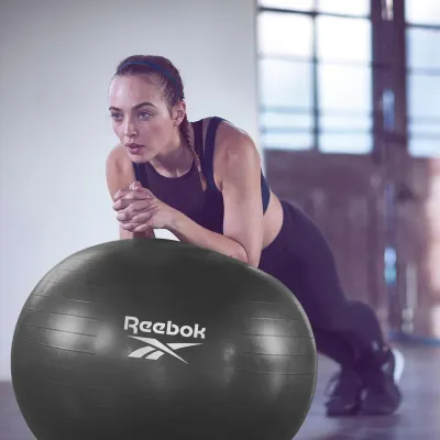 Гімнастичний м'яч Reebok 55 CM  RAB-12015BK темно-сірий - 6 - Robinzon.ua