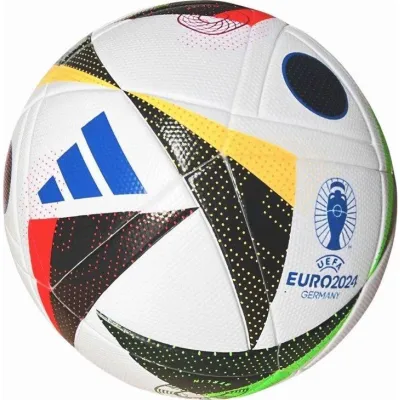 М'яч футбольний Adidas Euro24 Fussballiebe League IN9367 розмір 5, біло-чорний - 1 - Robinzon.ua