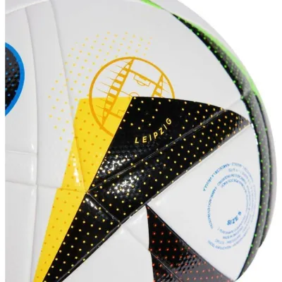 М'яч футбольний Adidas Euro24 Fussballiebe League IN9367 розмір 5, біло-чорний - 2 - Robinzon.ua