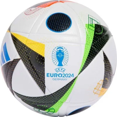 М'яч футбольний Adidas Euro24 Fussballiebe League IN9367 розмір 5, біло-чорний - 4 - Robinzon.ua