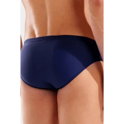 Мужские плавки-слипы Arena DOUBLE GRAPHIC SWIM BRIEFS Тёмно-синий, Оранжевый 100 (010951-705 100) - 3 - Robinzon.ua