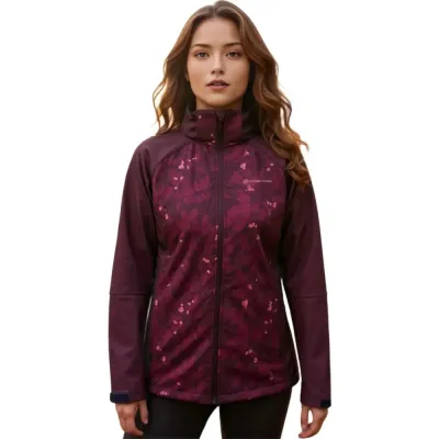 Куртка жіноча Alpine Pro Hoora Wmn M чорний/фіолетовий 007.022.0069 - 3 - Robinzon.ua