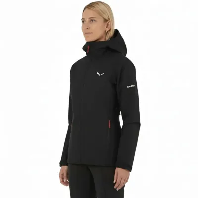 Куртка женская Salewa Puez Aqua 4 PTX 2.5L Wms XS черный 013.012.1457 - 1 - Robinzon.ua