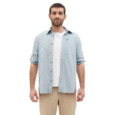 Рубашка мужская Turbat Amazonka Hemp Mns S бежевый 012.004.6021 - 2 - Robinzon.ua