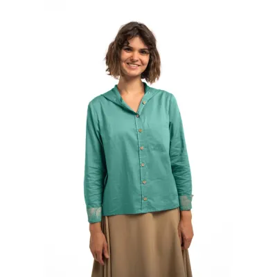 Сорочка жіноча Turbat Mamberamo Wmn XL бірюзовий 012.004.6327 - 6 - Robinzon.ua