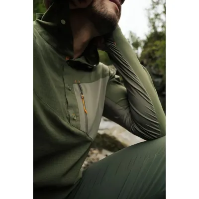 Рубашка мужская Turbat Maya Hood Trek Mns M оливковый 012.004.4919 - 7 - Robinzon.ua