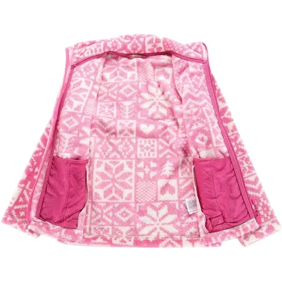 Флисовая кофта детская Alpine Pro Eflino 128-135 розовый 007.022.0058 - 5 - Robinzon.ua