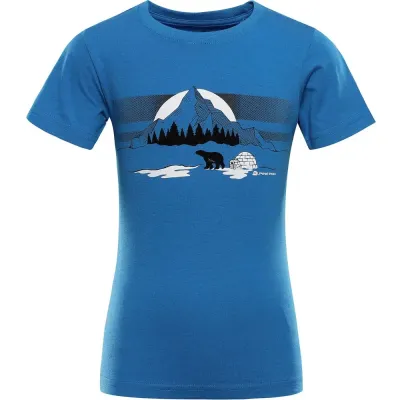 Футболка дитяча Alpine Pro Dallo 3 140-147 синій 007.022.0024 - 6 - Robinzon.ua