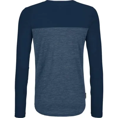 Футболка жіноча Ortovox 150 Cool Logo Ls Wmn L синій 025.001.1224 - 1 - Robinzon.ua
