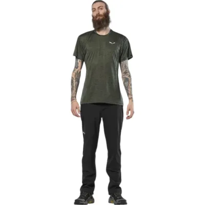 Футболка мужская Salewa Puez Melange Dry XL оливковый 013.012.1666 - 1 - Robinzon.ua