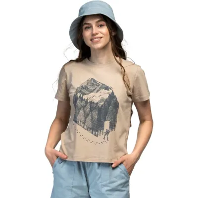 Футболка женская Turbat Home Wmn XS бежевый 012.004.4966 - 2 - Robinzon.ua