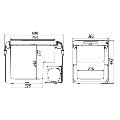Компрессорный автохолодильник Alpicool CL40 (40 литров). Охлаждение до -20 ℃. Питание 12, 24, 220 вольт - 6 - Robinzon.ua
