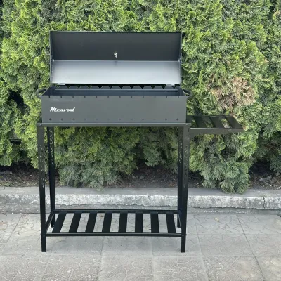 Мангал-барбекю Mzavod Прометей на 12 шампуров 4мм на дровнице - 1 - Robinzon.ua