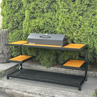 Мангал-барбекю Mzavod Один на 12 шампуров 4мм в стиле LOFT - 1 Мангал-барбекю Mzavod Один на 12 шампуров 4мм в стиле LOFT - 1 - Robinzon.ua