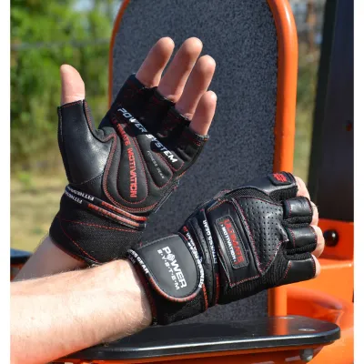 Рукавички для фітнесу Power System PS-2810 Ultimate Motivation Black/Red Line M - 4 - Robinzon.ua