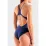 Жіночий купальник для плавання Arena TEAM SWIMSUIT SWIM PRO SOLID L Темно-синій 36 (005803-750 36) - 3 - Robinzon.ua