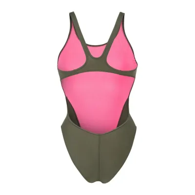 Купальник закритий для жінок Arena TEAM SWIMSUIT SWIM TECH SOLID Темно-зелений 38 (004763-609 38) - 1 - Robinzon.ua