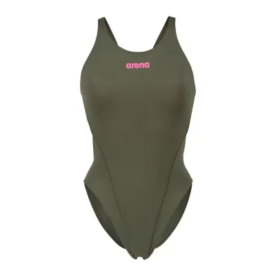 Купальник закритий для жінок Arena TEAM SWIMSUIT SWIM TECH SOLID Темно-зелений 38 (004763-609 38) - 3 - Robinzon.ua