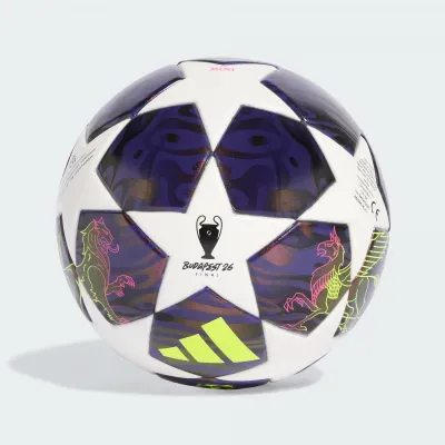 М'яч футбольний Adidas UCL MINI F Білий, Темно-фіолетовий 1 (JX9099 1) - 1 - Robinzon.ua