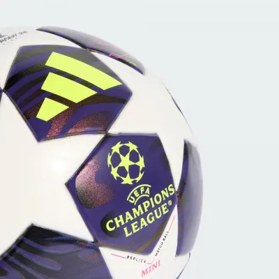 М'яч футбольний Adidas UCL MINI F Білий, Темно-фіолетовий 1 (JX9099 1) - 2 - Robinzon.ua