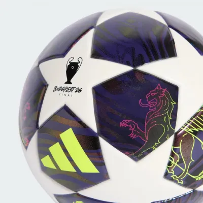 М'яч футбольний Adidas UCL MINI F Білий, Темно-фіолетовий 1 (JX9099 1) - 3 - Robinzon.ua