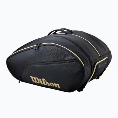 Чехол Wilson PADEL DEFY V1 PADEL BAG Чоний, Золотой 60 x 38 x 31 см (WR8914201001) - 1 Чехол Wilson PADEL DEFY V1 PADEL BAG Чоний, Золотой 60 x 38 x 31 см (WR8914201001) - 1 - Robinzon.ua