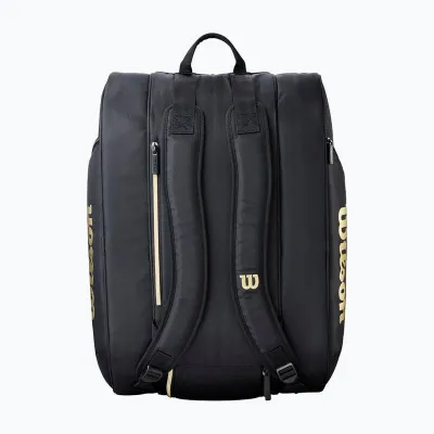 Чехол Wilson PADEL DEFY V1 PADEL BAG Чоний, Золотой 60 x 38 x 31 см (WR8914201001) - 2 Чехол Wilson PADEL DEFY V1 PADEL BAG Чоний, Золотой 60 x 38 x 31 см (WR8914201001) - 2 - Robinzon.ua