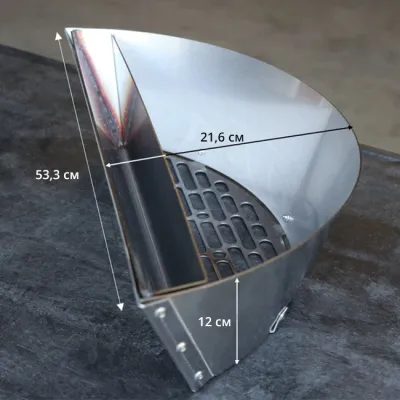 Кошик для копчения Slow and Sear Deluxe SnS для грилей 57 см (SNS-TWO). - 4 - Robinzon.ua