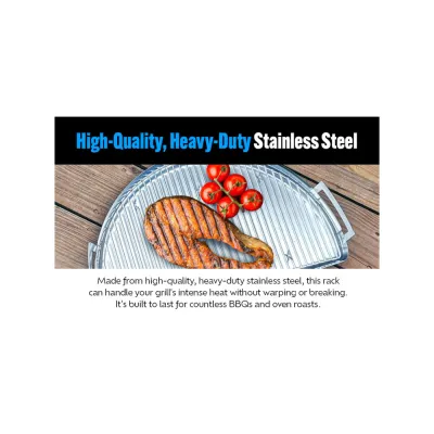 Решетка Slow and Sear Roast 'N Smoke Rack для гриля и поддона Drip 'N Griddle Pan ACC-RRS. - 5 Решетка Slow and Sear Roast 'N Smoke Rack для гриля и поддона Drip 'N Griddle Pan ACC-RRS. - 5 - Robinzon.ua