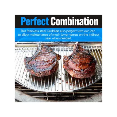 Решетка Slow and Sear Roast 'N Smoke Rack для гриля и поддона Drip 'N Griddle Pan ACC-RRS. - 7 Решетка Slow and Sear Roast 'N Smoke Rack для гриля и поддона Drip 'N Griddle Pan ACC-RRS. - 7 - Robinzon.ua