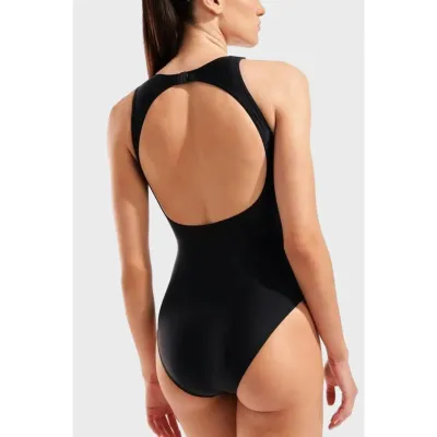 Купальник закритий для жінок Arena O BACK SWIMSUIT SOLID ONE PIEC Чорний, Білий 38 (010648-501 38) - 1 - Robinzon.ua