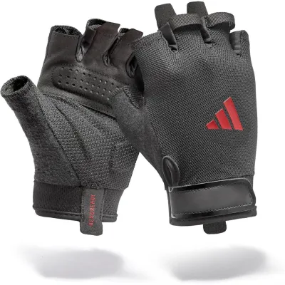 Чоловічі рукавички для тренінгу Adidas Essential Training Gloves Чорний, Червоний L (ADGB-15003RD L) - 1 - Robinzon.ua
