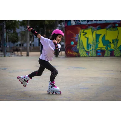 Роликові ковзани Fury Combo біло-рожеві 33-38. - 2 - Robinzon.ua