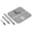 Стіл Bo-Camp Peg Table 26x26 cm Grey (1402722) Discounted - 4 - Robinzon.ua