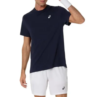 Чоловіча Футболка Asics COURT SS TOP Темно-синій L (2041A339-400 L) - 3 - Robinzon.ua