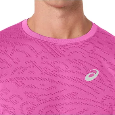 Чоловіча Футболка Asics MATCH JACQUARD SS TOP Рожевий M (2041A391-700 M) - 1 - Robinzon.ua