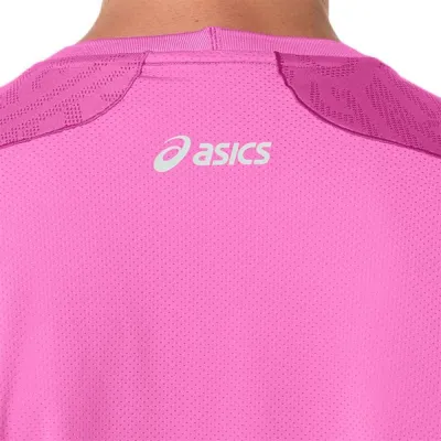Чоловіча Футболка Asics MATCH JACQUARD SS TOP Рожевий M (2041A391-700 M) - 2 - Robinzon.ua
