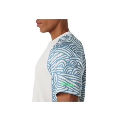 Чоловіча Футболка Asics PADEL COURT ALL OVER PRINT SS TOP Білий Блакитний M (2041A385-100 M) - 1 - Robinzon.ua