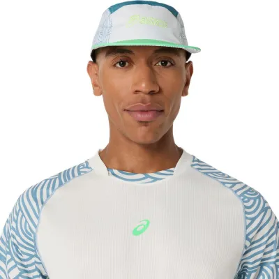 Чоловіча Футболка Asics PADEL COURT ALL OVER PRINT SS TOP Білий Блакитний M (2041A385-100 M) - 3 - Robinzon.ua