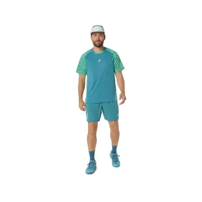 Чоловіча Футболка Asics PADEL COURT ALL OVER PRINT SS TOP Зелений L (2041A385-300 L) - 2 - Robinzon.ua