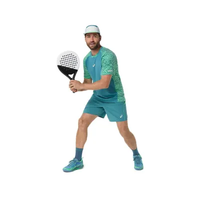 Чоловіча Футболка Asics PADEL COURT ALL OVER PRINT SS TOP Зелений L (2041A385-300 L) - 5 - Robinzon.ua
